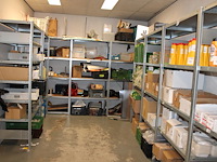 Tien meter magazijnstelling met diepte 54 cm en hoogte 200 cm. - afbeelding 2 van  2