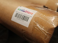 Tien rubber beschermingsmatten t.b.v. laadkabel. afmeting 1 x 2 m. worden voor de hand uitgegeven vanaf pal... - afbeelding 2 van  2