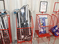 Tien sets demonteerbare aluminium roeispanen bestway hydro force, lengte 145 cm. - afbeelding 1 van  4