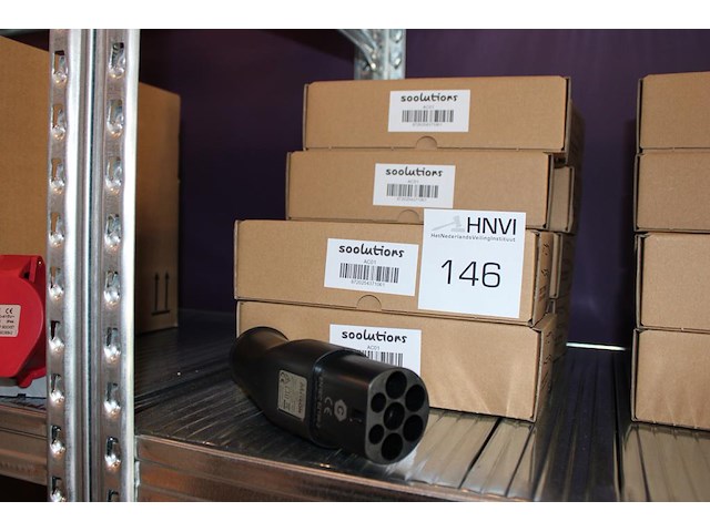 Tien verloopstekkers / adapters metron ac01. type 2 naar schuco (230v). laadpaal gebruiken als stopcontact. - afbeelding 1 van  2