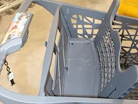 Tien winkelwagens wanzi. inclusief metalen stallingsbeugel met kettingsysteem en twee kinderwinkelwagens. l... - afbeelding 2 van  6