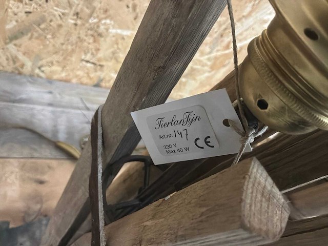 Tierlantijn tafellamp (3x) - afbeelding 5 van  6