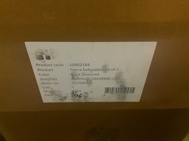 Tierra sofa salontafel set (2x) - afbeelding 4 van  4