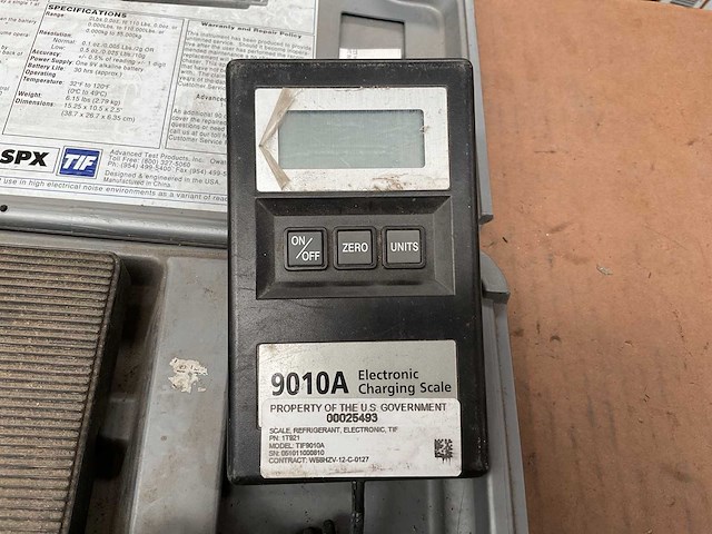 Tif 9010a electronical refrigerant scale - afbeelding 4 van  5