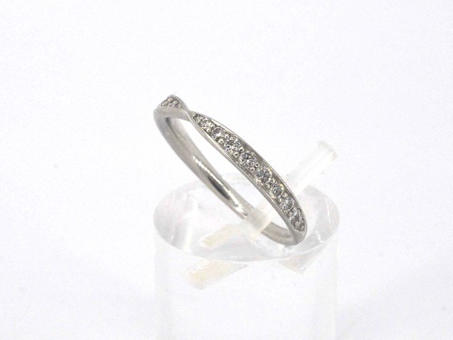 Tiffany & co - platina harmony ring met diamanten - afbeelding 5 van  11