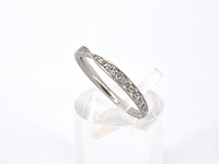 Tiffany & co - platina harmony ring met diamanten - afbeelding 5 van  11