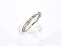 Tiffany & co - platina harmony ring met diamanten - afbeelding 6 van  11