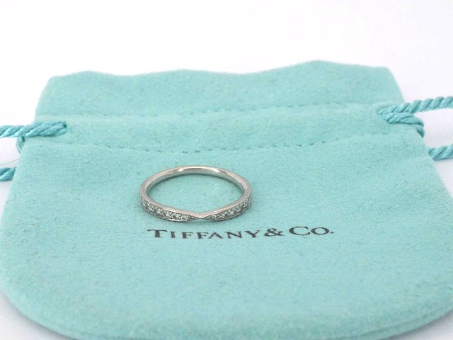 Tiffany & co - platina harmony ring met diamanten - afbeelding 7 van  11