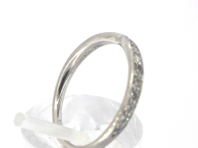 Tiffany & co - platina harmony ring met diamanten - afbeelding 9 van  11