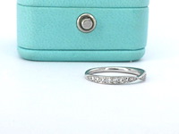 Tiffany & co - platina harmony ring met diamanten - afbeelding 10 van  11