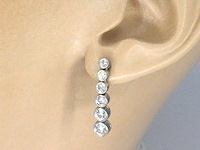 Tiffany & co - platina jazz tiffany & co druppel oorbellen - afbeelding 4 van  11