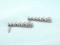 Tiffany & co - platina jazz tiffany & co druppel oorbellen - afbeelding 11 van  11