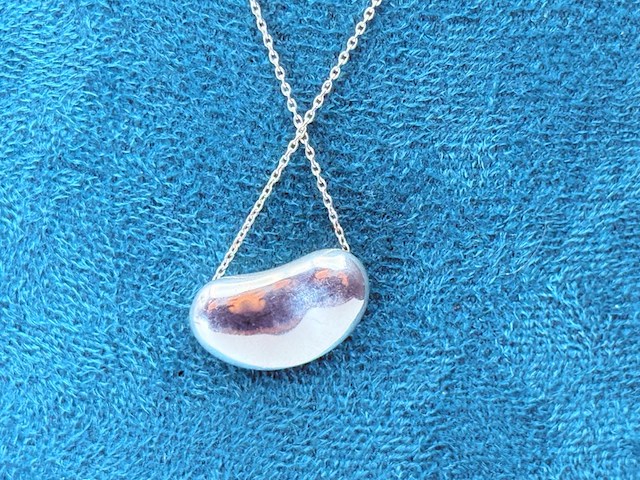Tiffany & co 925 zilveren collier ''peretti'' - afbeelding 3 van  7