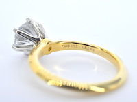 Tiffany & co geelgouden solitair ring met natuurlijke diamant - afbeelding 13 van  15
