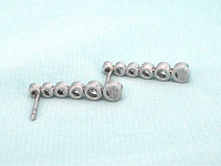 Tiffany & co platina jazz druppel oorbellen - afbeelding 2 van  10