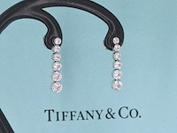 Tiffany & co platina jazz druppel oorbellen