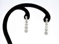 Tiffany & co platina jazz druppel oorbellen - afbeelding 7 van  10