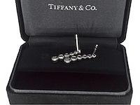 Tiffany & co platina jazz druppel oorbellen - afbeelding 8 van  10