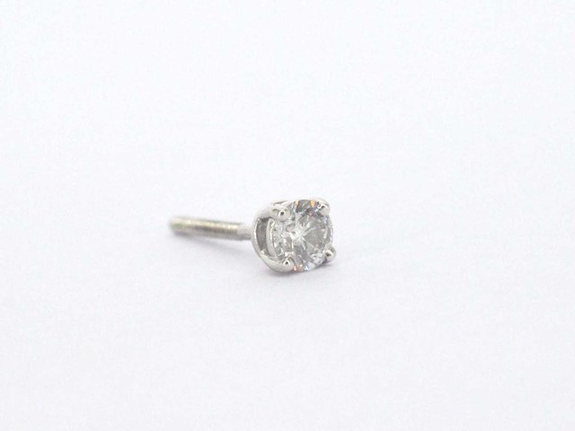 Tiffany & co solitair oorknop met diamant - afbeelding 2 van  11