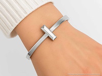 Tiffany & co tiffany t witgouden armband - afbeelding 2 van  3