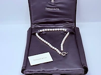 Tiffany & co. x elsa peretti parelcollier - inclusief doos. - afbeelding 5 van  7