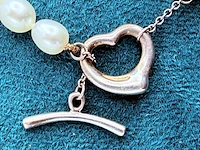 Tiffany & co. x elsa peretti parelcollier - inclusief doos. - afbeelding 6 van  7