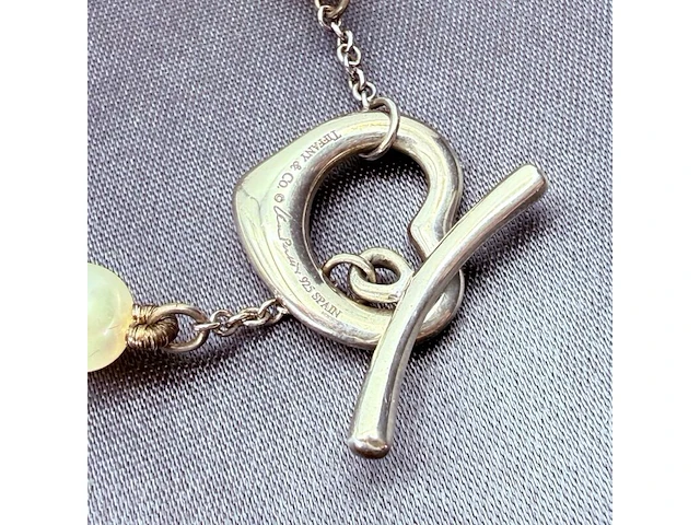 Tiffany & co. x elsa peretti parelcollier - inclusief doos. - afbeelding 7 van  7