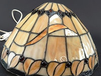 Tiffanystile wandlamp in art-nouveaustijl - afbeelding 2 van  5
