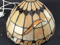 Tiffanystile wandlamp in art-nouveaustijl - afbeelding 3 van  5