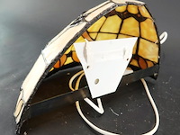 Tiffanystile wandlamp in art-nouveaustijl - afbeelding 4 van  5