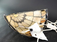 Tiffanystile wandlamp in art-nouveaustijl - afbeelding 5 van  5