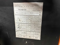 Tig 420 dc lasapparaat - afbeelding 2 van  10