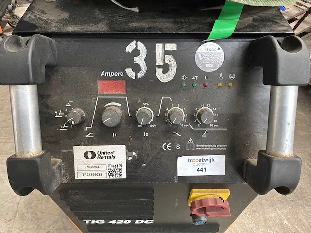 Tig 420 dc lasapparaat - afbeelding 6 van  10