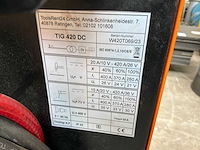 Tig 420 dc midden tig-lasmachine - afbeelding 7 van  7