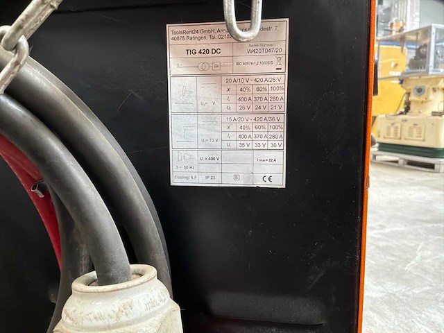 Tig 420 dc tig-lasmachine - afbeelding 5 van  5