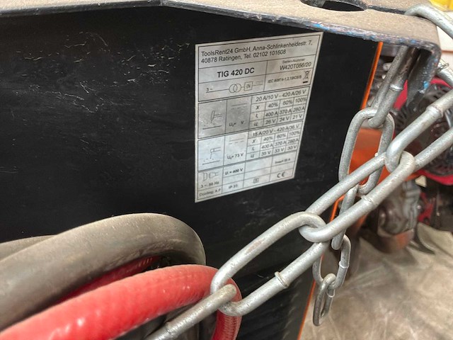 Tig 420 dc tig-lasmachine - afbeelding 6 van  6
