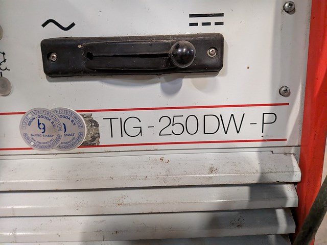Tig ac/dc lasapparaat, hoek loos, tig-250dw-p - afbeelding 17 van  17