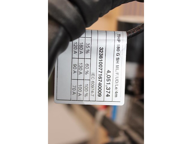 Tig lasapparaat fronium transtig 170 incl. 4m tigtoorts, massakabel en reduceerventiel op kar. let op: excl... - afbeelding 3 van  4