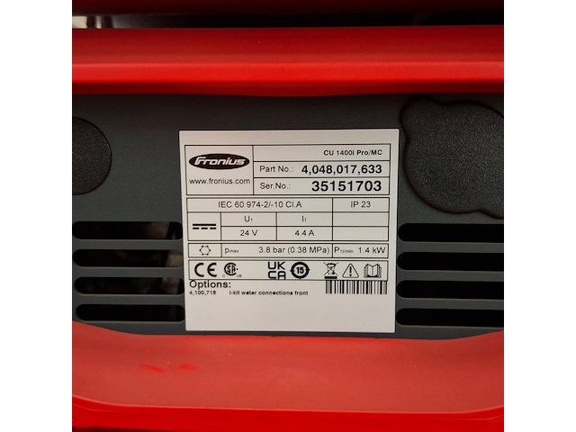 Tig lasapparaat fronius, iwave dc 300i, bouwjaar 2024 - afbeelding 4 van  15