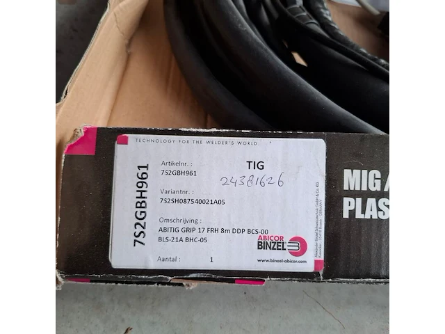 Tig lastoorts abicor binzel, abitig 17 - afbeelding 8 van  8