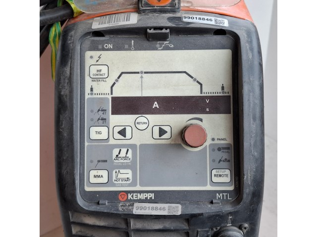 Tig unit mls 4000 400a 400v & waterkoeling tig unit voor mls3000 en mls4000, kemppi, mastertig mls 4000, mastercool 10, 2011, gas- of vloeistofgekoeld - afbeelding 4 van  10