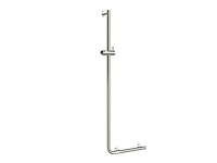 Tiger boston comfort & safety handgreep wandbeugel met douchestang links rvs - afbeelding 2 van  3