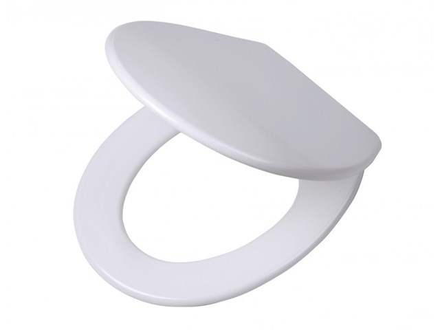 Tiger boston wcbril softclose duroplast afklikbaar wit/chroom - afbeelding 1 van  2