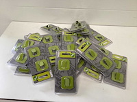 Tiger paperclip - handdoek hanger - (25x) - afbeelding 1 van  3