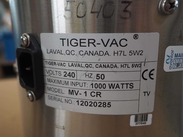 Tiger-vac - mv-1 cr - cleanroom stofzuigers (3x) - afbeelding 4 van  4