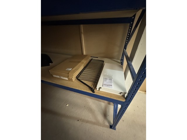 Tijdschriftenkast string, wit/zwart - afbeelding 2 van  5