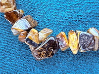 Tijgeroog splitketting collier - afbeelding 3 van  4
