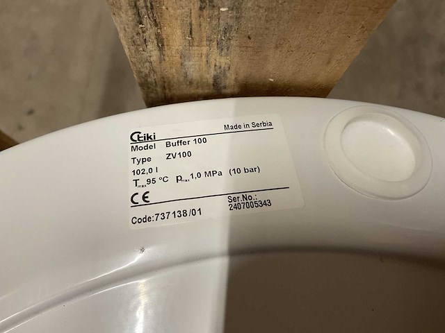 Tiki 100l buffervat - afbeelding 4 van  4