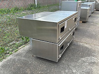 Tilbox onderbouw gereedschapskist met lades links en rechts. - afbeelding 2 van  3