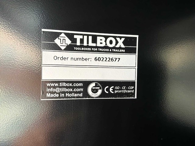 Tilbox palletwagen transportkist - afbeelding 9 van  11